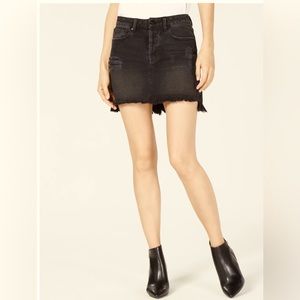 KENDALL&KYLIE Black Denim Skirt